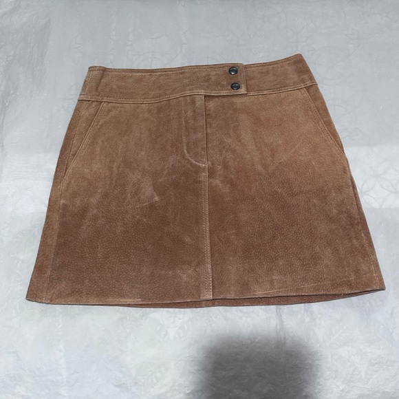 Blank NYC Women's Skirt Run For It Leather Suede Mini Size 25 - Picture 4 of 8